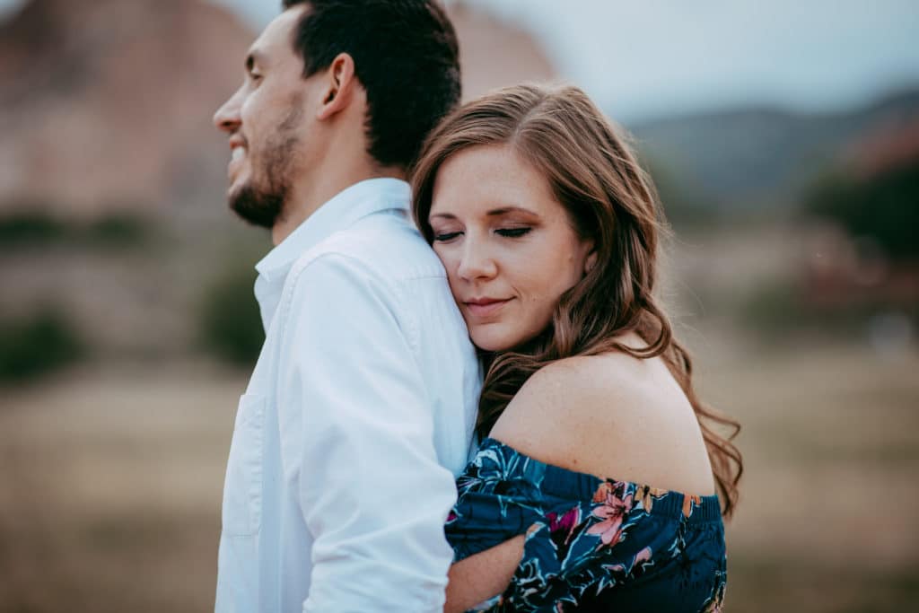 Red Rock engagement photos