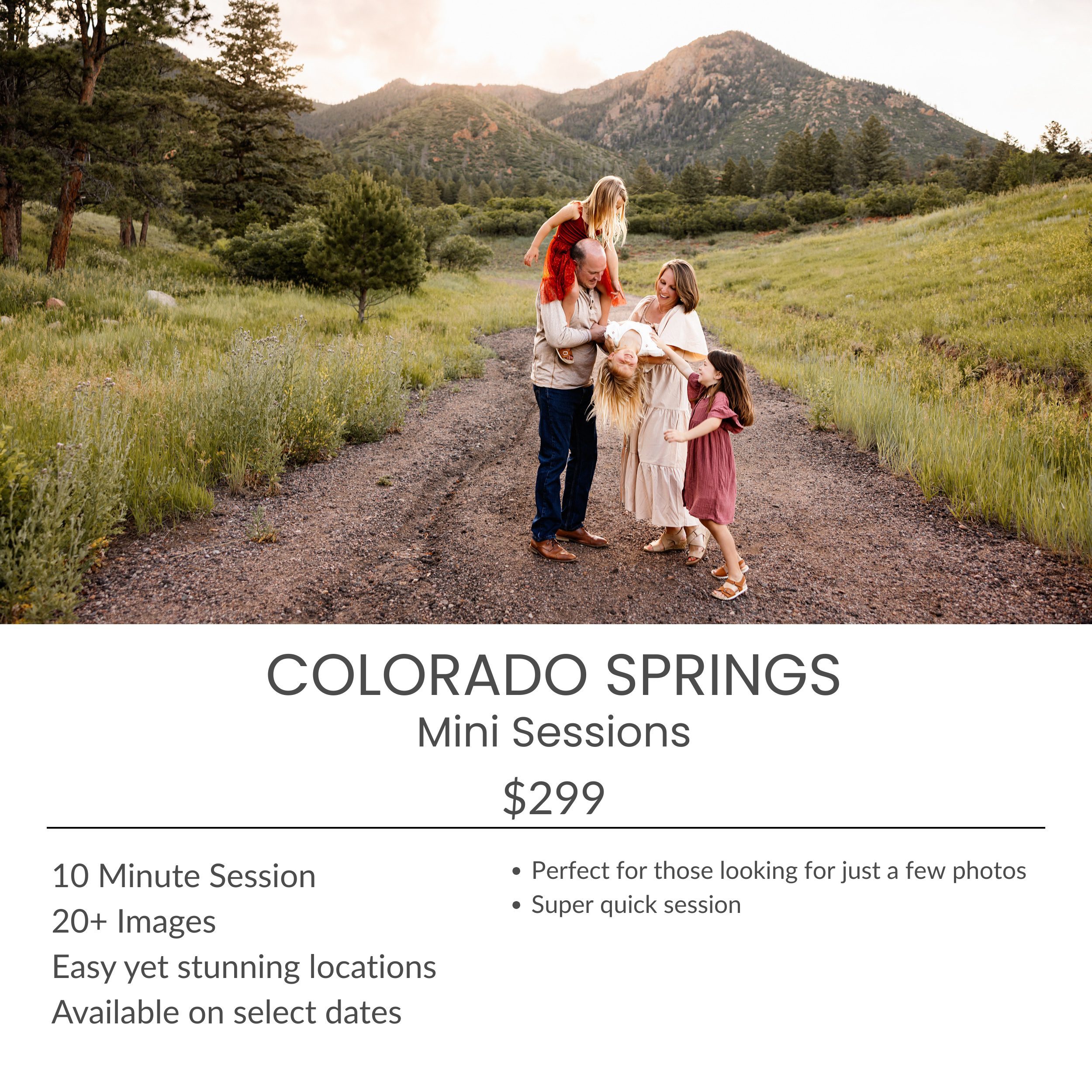 playful candid moment at a Colorado Springs Photo session