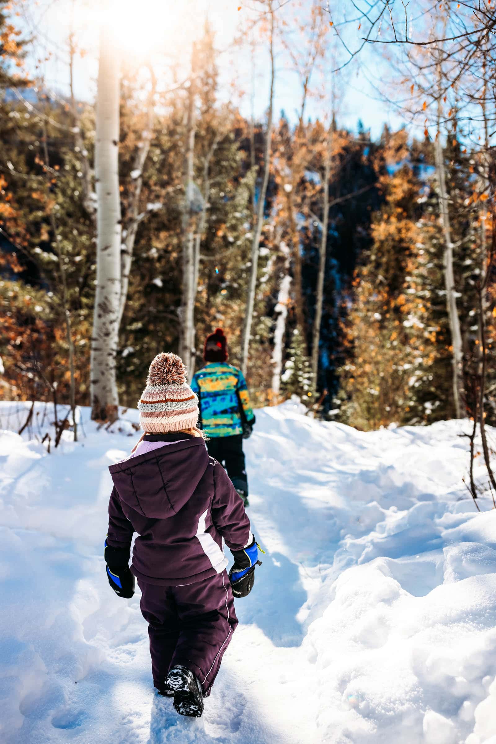 Winter hiking with Kids