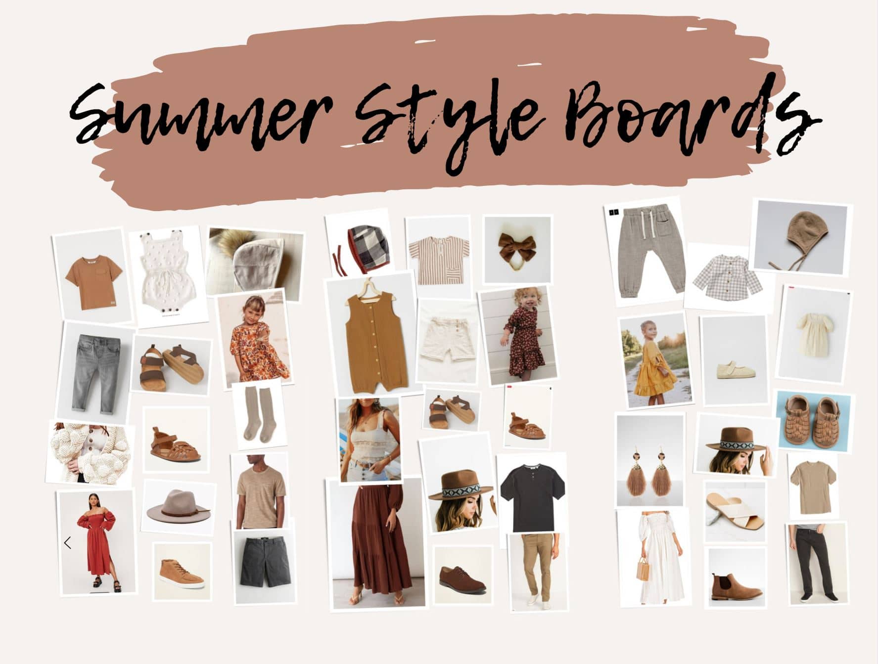 What to wear for summer photos