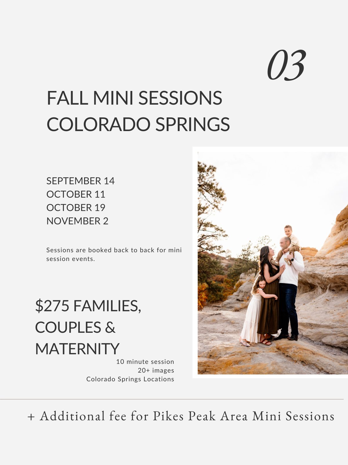 Colorado Springs Mini Session